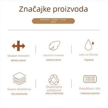 Uredsko podnožje za stopala — plastično, moderno minimalistički stil, marka Herr, model Footrest, pogodno za djecu, odrasle i starije osobe