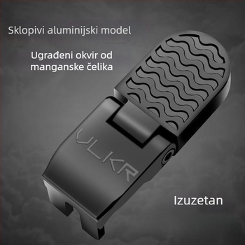 Stražnji pedal za električni bicikl, aluminijska legura, sklopivi, univerzalni model