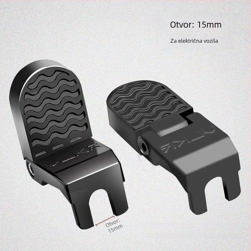 Stražnji pedal za električni bicikl, aluminijska legura, sklopivi, univerzalni model