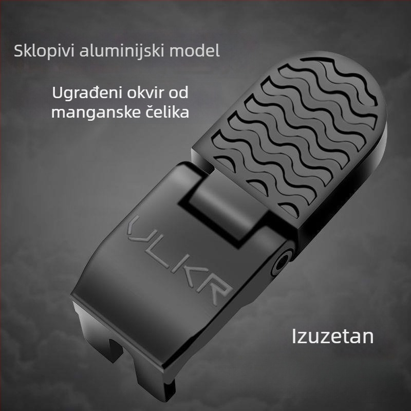 Stražnji pedal za električni bicikl, aluminijska legura, sklopivi, univerzalni model