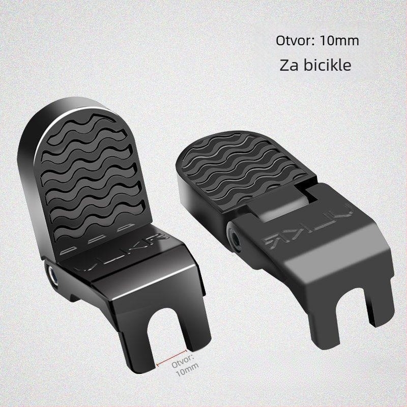 Stražnji pedal za električni bicikl, aluminijska legura, sklopivi, univerzalni model