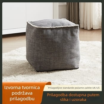 Stolica za stopala, moderan minimalistički stil, materijal: tkanina, model Pedal, marka Louis denny.