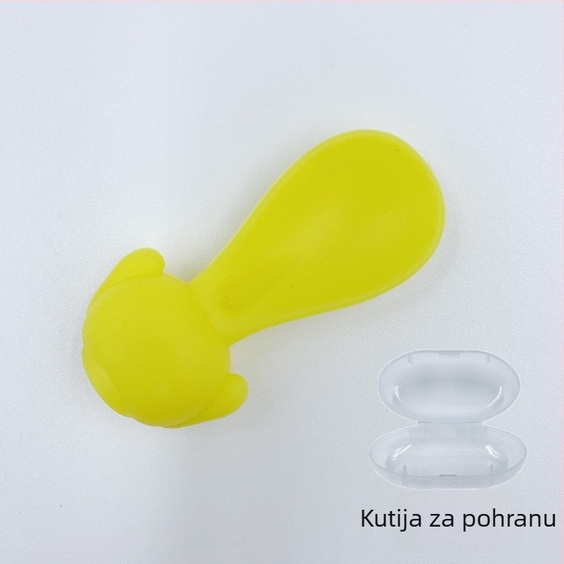 Wy silikonska žličica za pire s kutijom za pohranu – alat za hranjenje od 6 mjeseci