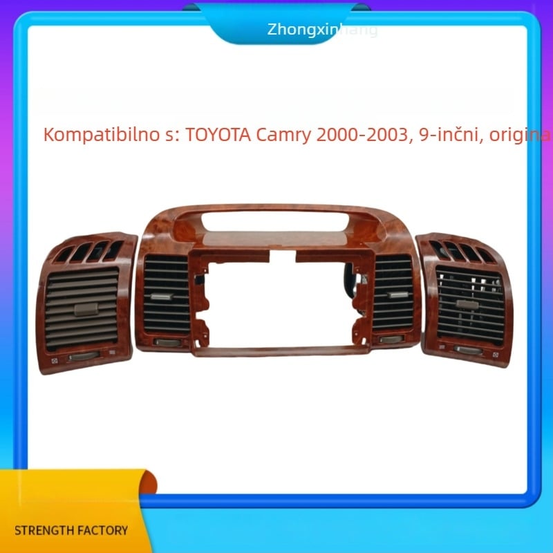 Okvir središnje konzole za Toyota Camry 2000–2003 s ventilacijskim otvorom, ABS+PC, 0,5 kg