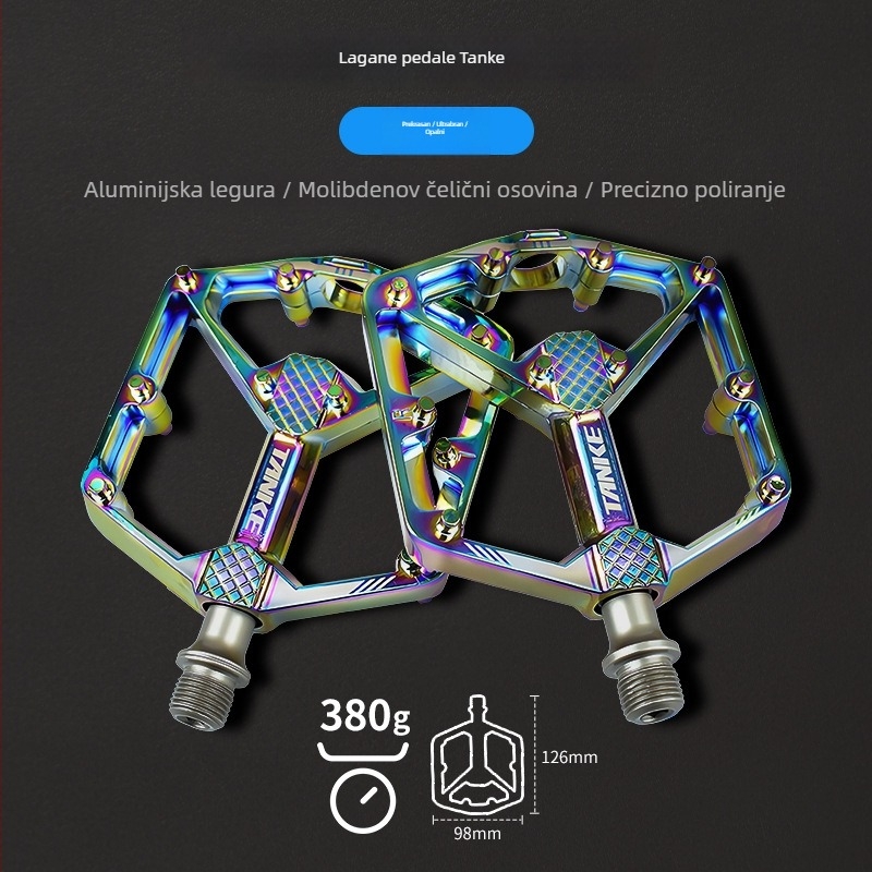 TANKE TP-40 pedale od aluminijske legure – 3 ležaja, lagan dizajn, za planinske i cestovne bicikle