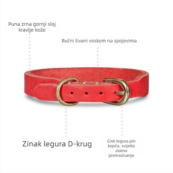 Jin Yuda pas za pse od teleće kože – koža, pogodna za sve sezone