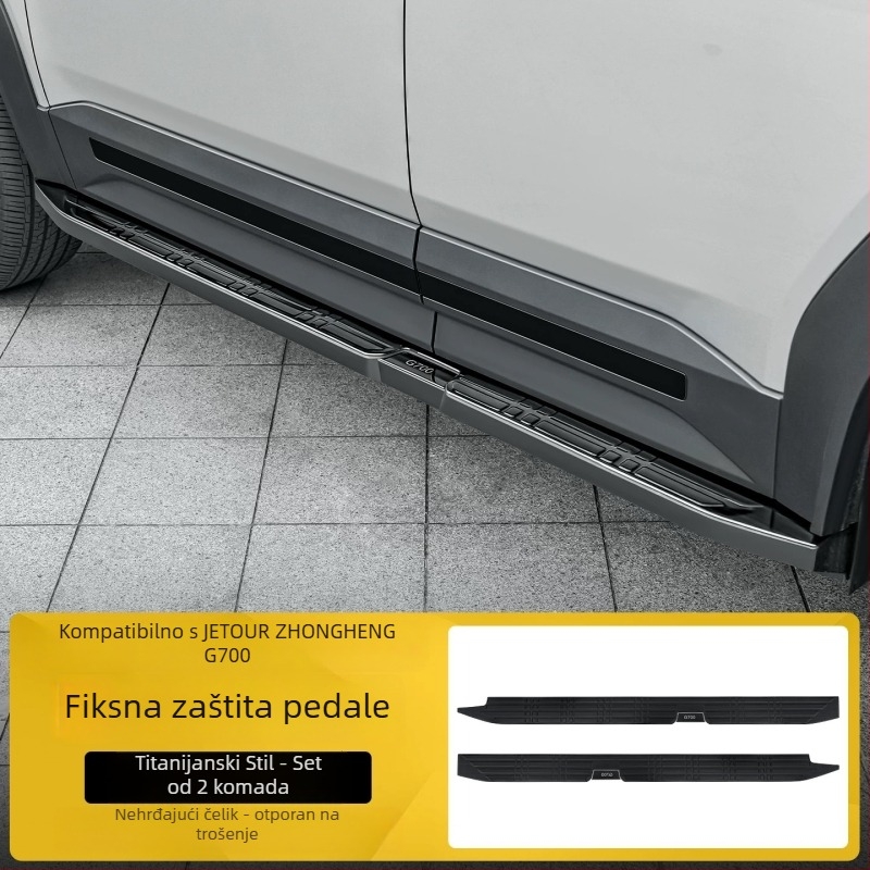 Bočni zaštitnik za prag od aluminijskog legura za Redwood, automatski mjenjač