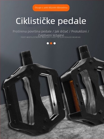Peda za MTB s reflektorom, model 6658, materijal: inženjerska plastika