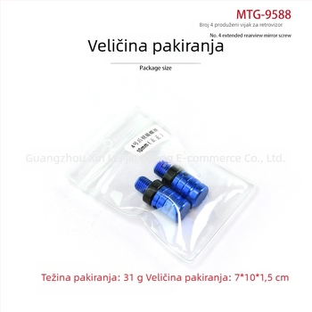 Univerzalni poklopac vijka retrovizora za motocikle i električna vozila, otporan na koroziju, aluminijska legura
