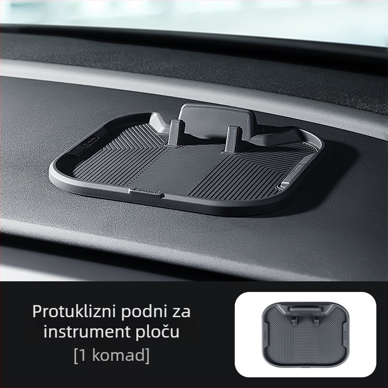 Silikonska protuklizna podloga za ploču automobila, vodootporna i otporna na visoke temperature, višefunkcijski držač za telefon.