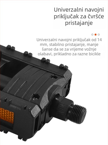 Sklopivi pedala za bicikl i električno vozilo s stražnjim sjedalom vozača — aluminijska legura + plastika, model XDBKDDZDJT-808, kompatibilno s biciklima i električnim vozilima
