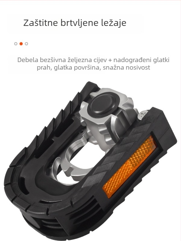 Sklopivi pedala za bicikl i električno vozilo s stražnjim sjedalom vozača — aluminijska legura + plastika, model XDBKDDZDJT-808, kompatibilno s biciklima i električnim vozilima