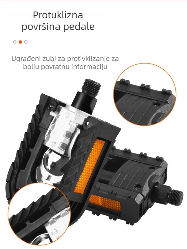 Sklopivi pedala za bicikl i električno vozilo s stražnjim sjedalom vozača — aluminijska legura + plastika, model XDBKDDZDJT-808, kompatibilno s biciklima i električnim vozilima
