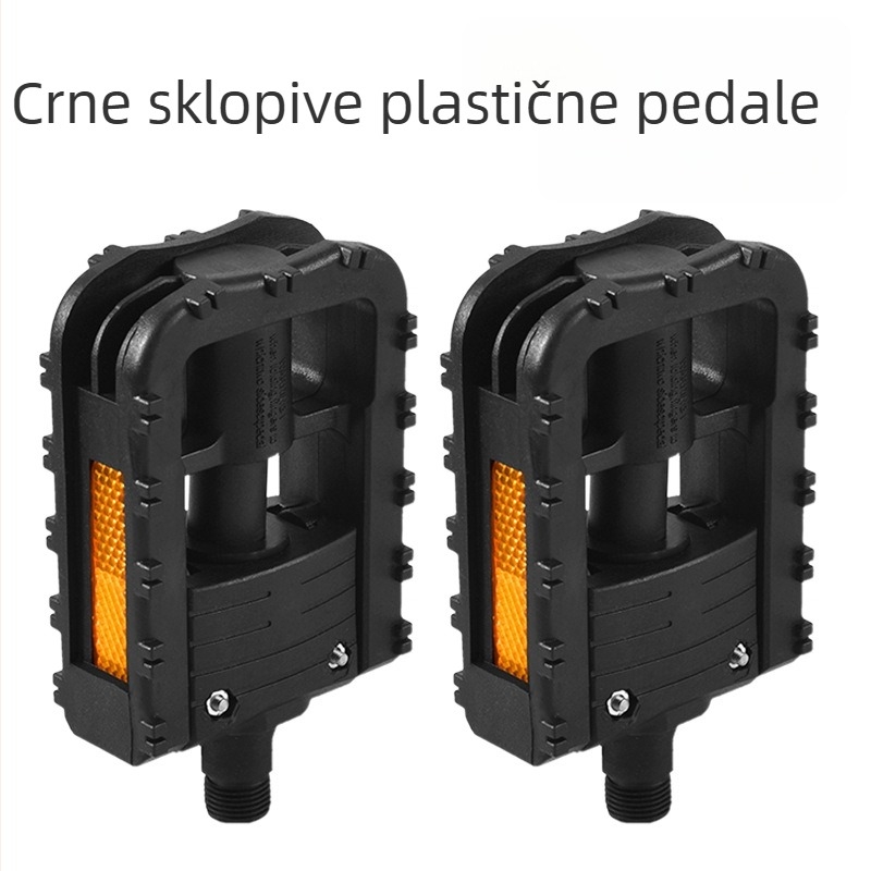 Sklopivi pedala za bicikl i električno vozilo s stražnjim sjedalom vozača — aluminijska legura + plastika, model XDBKDDZDJT-808, kompatibilno s biciklima i električnim vozilima