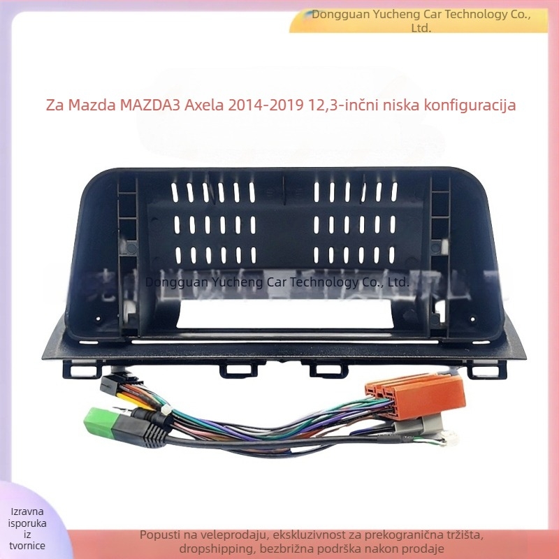 Android navigacijski okvir za Mazda3 Axela središnji panel — ABS+PC, 800 g, 2014-2019
