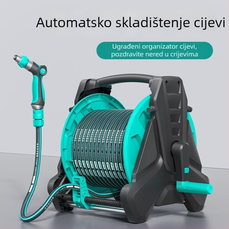 Visokotlašna pištola za pranje automobila sa crijevom, ABS glava, model S8, za kućnu upotrebu