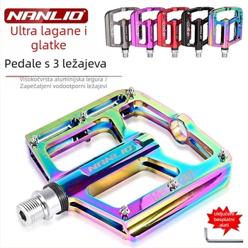Peda za bicikl MG007, 7070 aluminijska legura, 3 kuglična ležaja, protuklizni klinovi, za planinska i cestovna bicikla