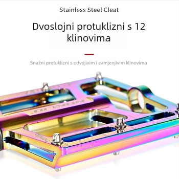Peda za bicikl MG007, 7070 aluminijska legura, 3 kuglična ležaja, protuklizni klinovi, za planinska i cestovna bicikla