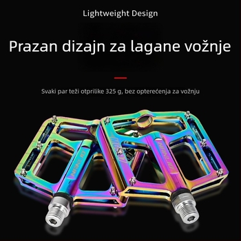 Peda za bicikl MG007, 7070 aluminijska legura, 3 kuglična ležaja, protuklizni klinovi, za planinska i cestovna bicikla