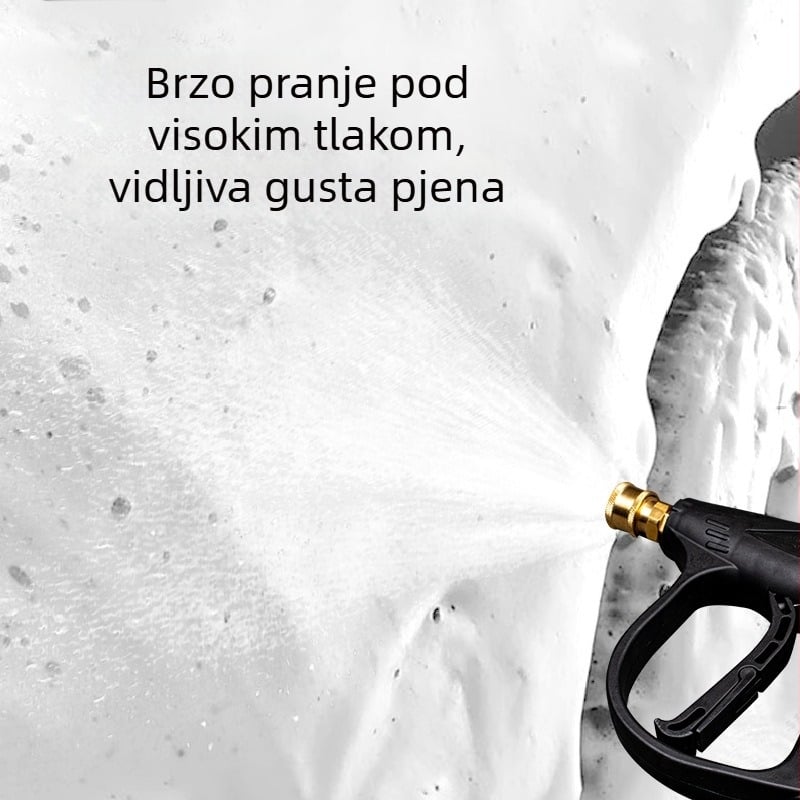 Visokotlačni pištolj za pranje automobila, 250 kgf, bakrena glava, aluminijsko tijelo ventila, anti-zamotavanje