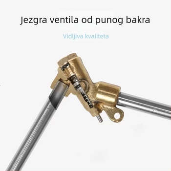 Pistolj za pranje automobila visokog tlaka s bakrenim ventilskim jezgrom, 1/4 brzo spajanje, duga mlaznica M22, set od pet boja