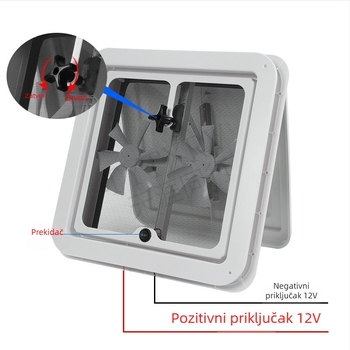 TYTXRV Poklopac za ventilaciju za RV/prikolicu s motorom – ABS, Model 0, za kampiranje