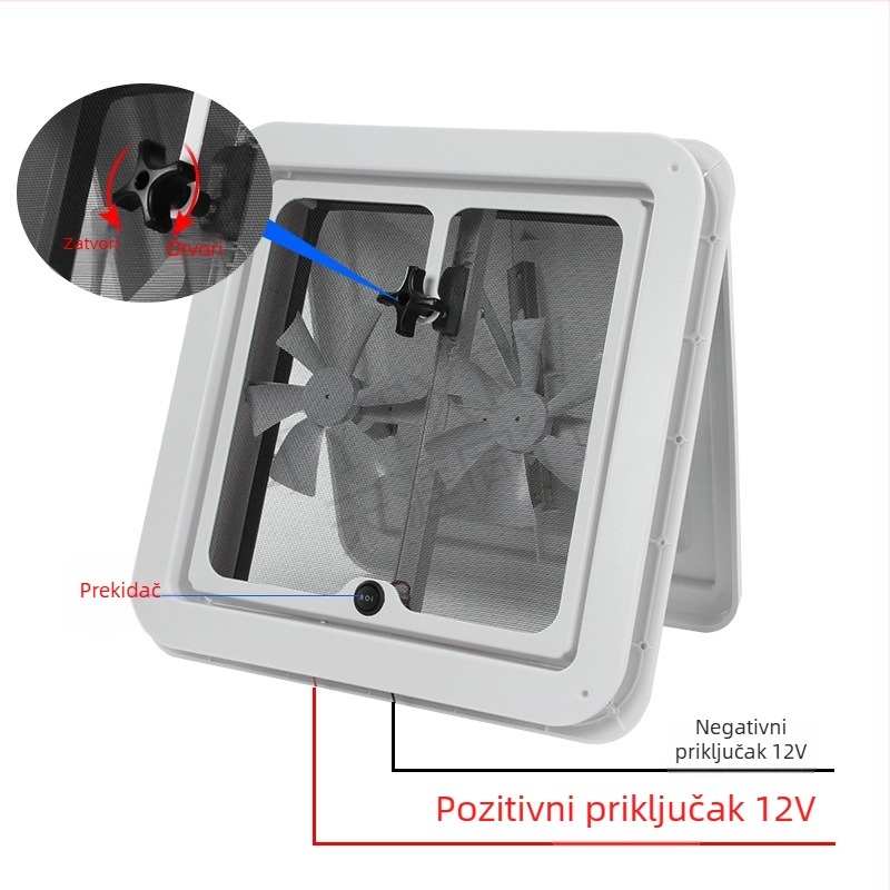 TYTXRV Poklopac za ventilaciju za RV/prikolicu s motorom – ABS, Model 0, za kampiranje