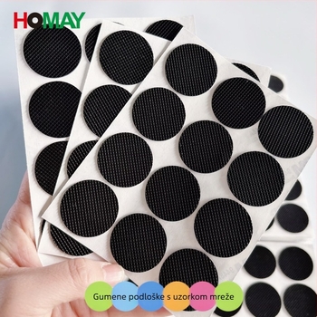 Kružna silikon-gumena podloga za nogice namještaja – protuklizna, apsorpcija šokova, prilagodljiva debljina