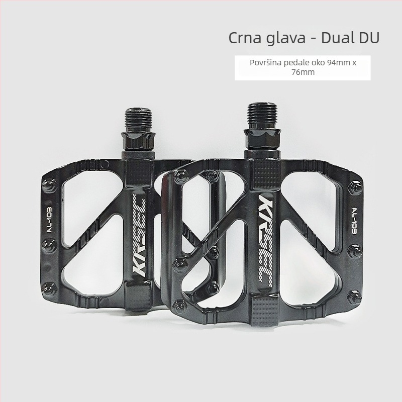 KRSEC pedala za bicikl – aluminijska legura, model K103, za cestovne, sklopive i MTB bicikle, s brzim otpuštanjem