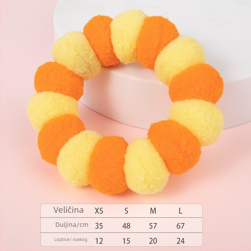 Prilagodljivi ogrlica za kućne ljubimce, crtić stil gusjenice, za mačke i pse.