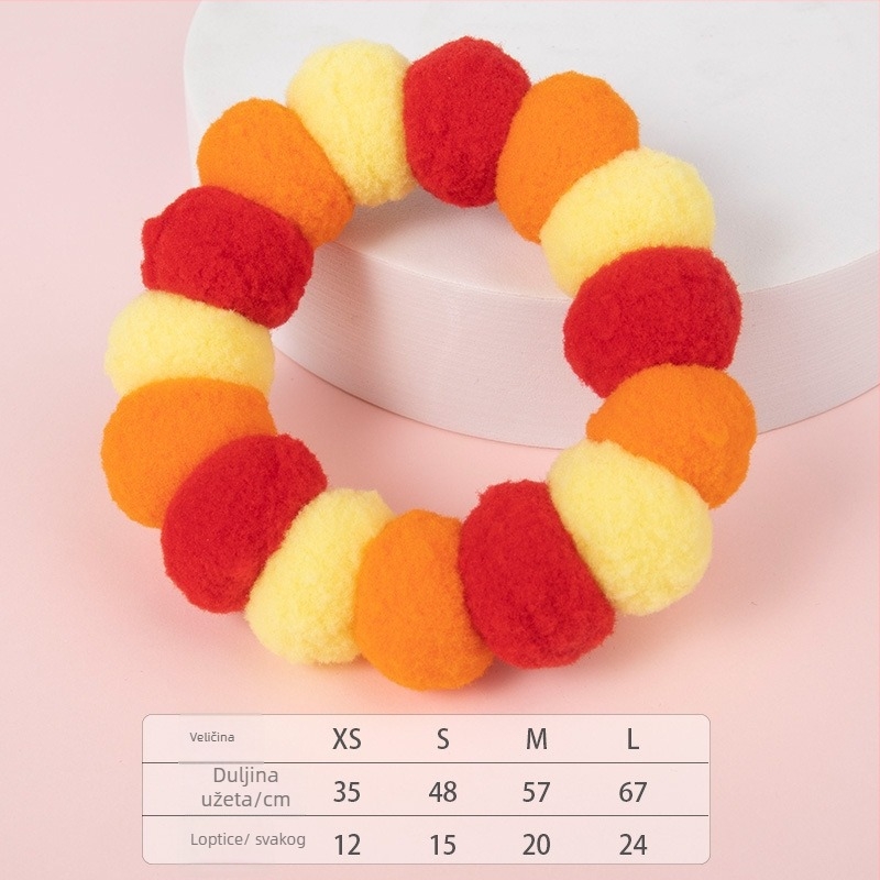 Prilagodljivi ogrlica za kućne ljubimce, crtić stil gusjenice, za mačke i pse.