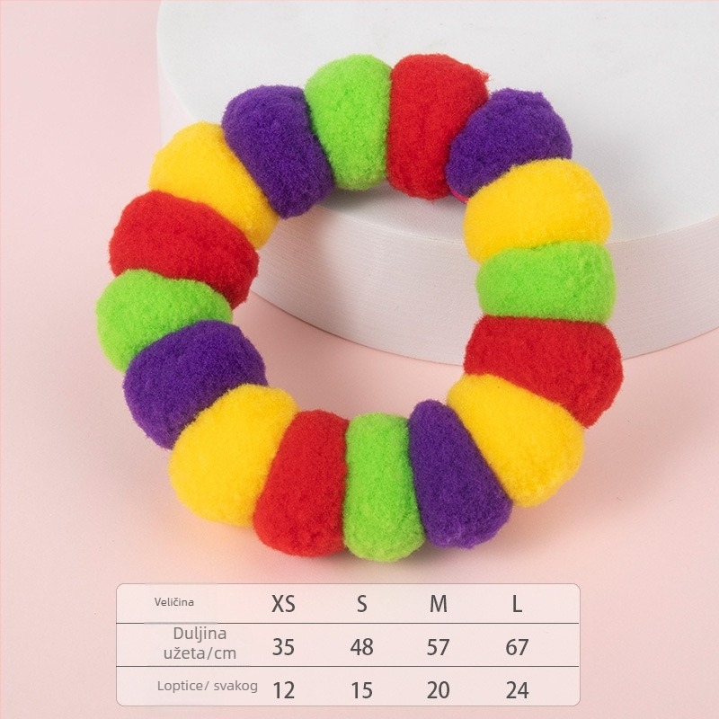 Prilagodljivi ogrlica za kućne ljubimce, crtić stil gusjenice, za mačke i pse.