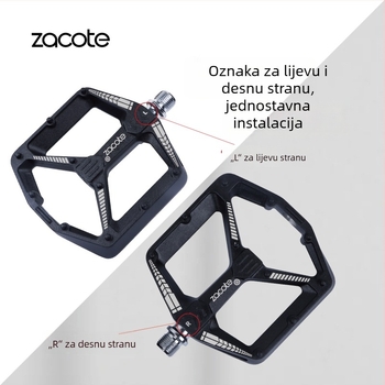 Zacote pedale za bicikl, planinski i gradski modeli, aluminijska legura lijevano, protuklizne, model Za001/Za001s