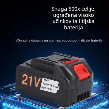 Bežični 2-u-1 pištolj za pranje automobila s litijskom baterijom – pranje i sušenje, dvostruka funkcija za čišćenje vozila