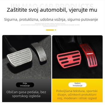 Set neklizajućih pedala gasa i kočnice od aluminijske legure za Tank 300 (2022 AT) unutrašnji dekorativni dodatak