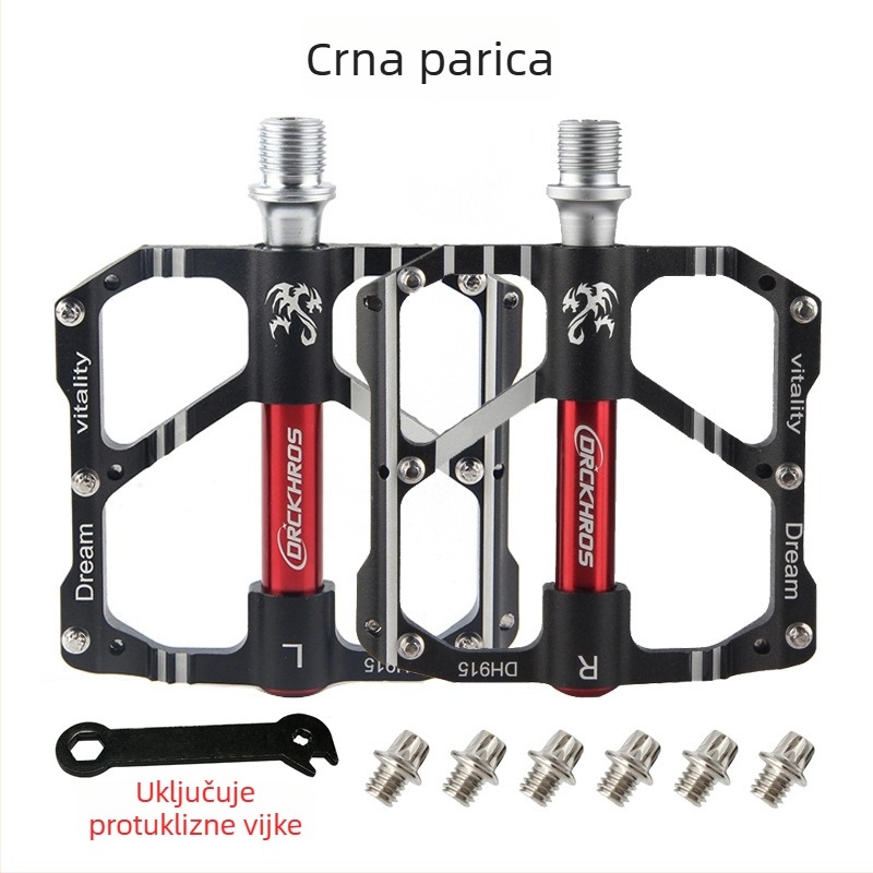 DRCK HROS 915 MTB pedale, aluminijska legura, 3 ležaja, protuklizne