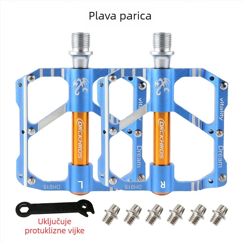 DRCK HROS 915 MTB pedale, aluminijska legura, 3 ležaja, protuklizne