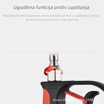 Pištolj za pranje automobila s keramičkim jezgrom, tlak 350 kgf, inteligentni start-stop, protiv zaplitanja