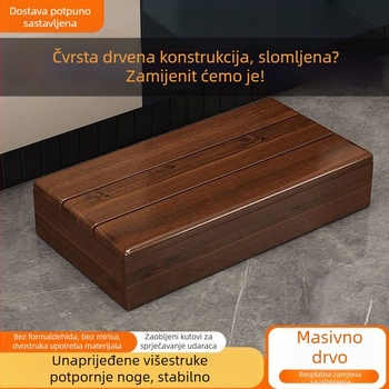 Drveni tabure za djecu uz kreveta – protuklizna površina