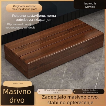 Drveni tabure za djecu uz kreveta – protuklizna površina