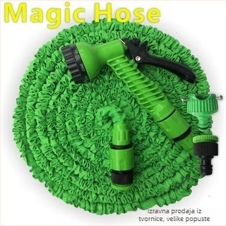 Teleskopska visokotlačna pištolj za pranje automobila i set za navodnjavanje vrta – materijal ABS+PP+poliesterska tkanina+TPE; težina 0.3 kg; maksimalna temperatura 50°C; marka Jie cheng qiyou