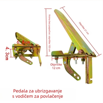 Peda gasa za viljuškar, poljoprivredna vozila, utovarivač i tricikl
