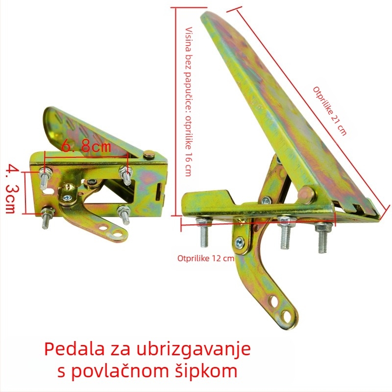 Peda gasa za viljuškar, poljoprivredna vozila, utovarivač i tricikl