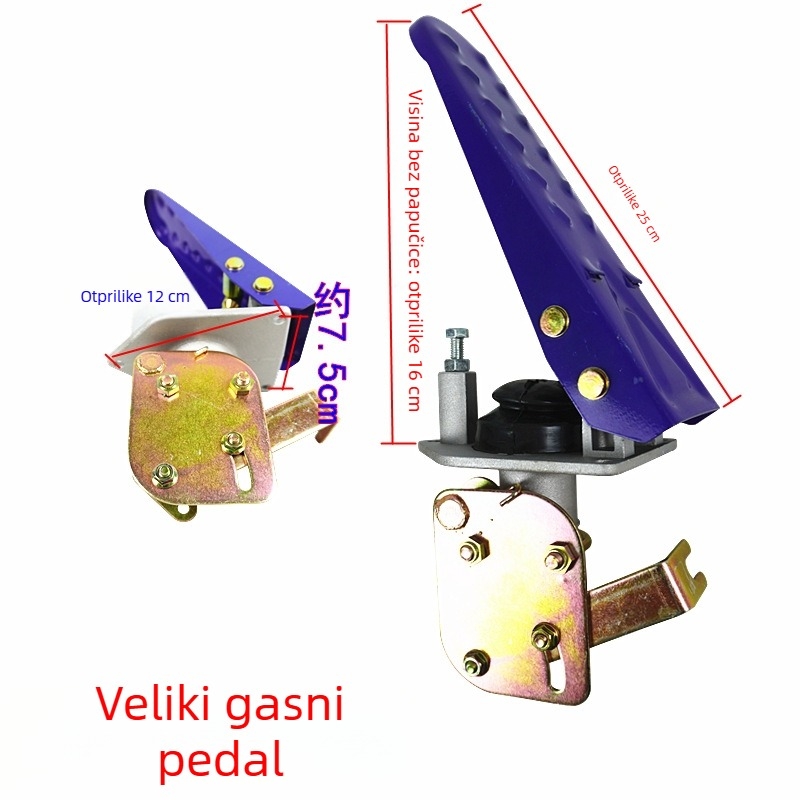 Peda gasa za viljuškar, poljoprivredna vozila, utovarivač i tricikl