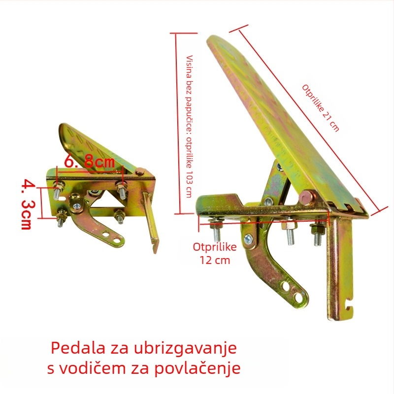 Peda gasa za viljuškar, poljoprivredna vozila, utovarivač i tricikl