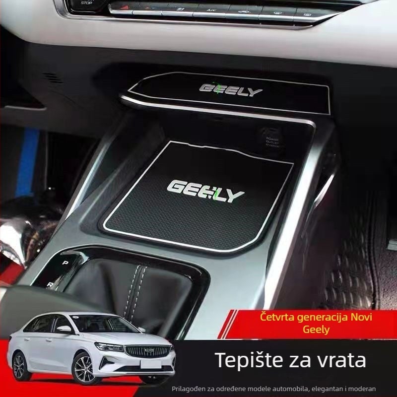 Automobilska podlaga praga (PVC materijal, Zhida marka, ispisano logo, podrijetlo Guangzhou)