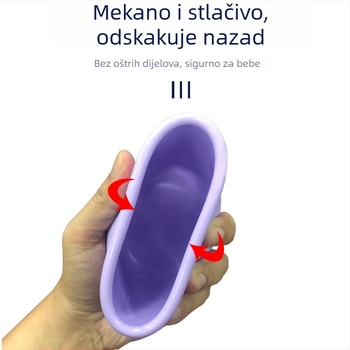 Silikonska kružna kutija za ručak, kompatibilna s mikrovalnom pećnicom, kapacitet 501–800 ml