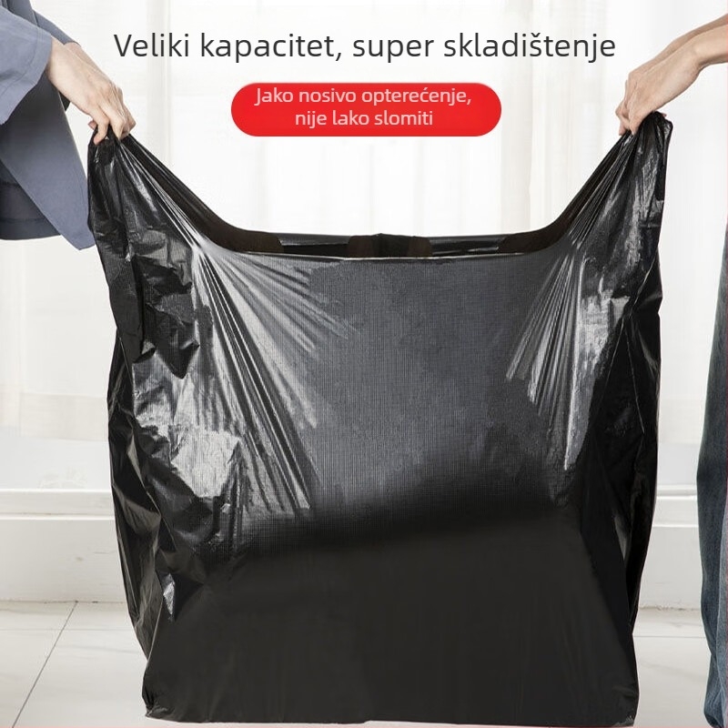 Srebrne velike vreće za preseljenje i skladištenje, paket od 5 komada, debele plastične vreće za odjeću