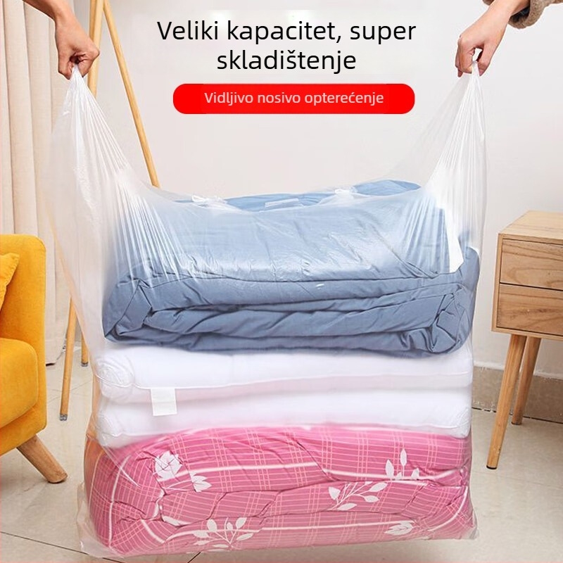 Srebrne velike vreće za preseljenje i skladištenje, paket od 5 komada, debele plastične vreće za odjeću