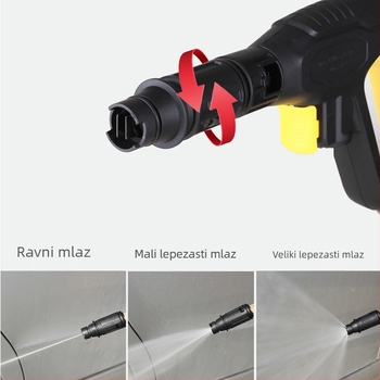 Visokotlačna mlaznica za kućno pranje automobila, priključak 8/9 mm